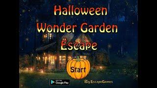 halloween wonder garden escape video walkthrough