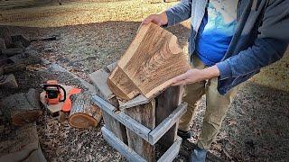 Woodturning - The SPECTACULAR grain crotch