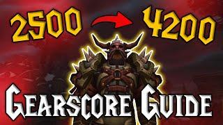 Get your Wotlk Gearscore to 4200 in less than 10 hours (played)