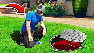 FOUND A SECRET ENTRANCE UNDER MICHAEL'S HOUSE IN GTA 5! WHAT'S INSIDE? GTA 5 MODS!