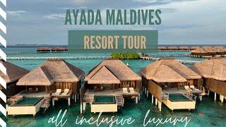 AYADA MALDIVES | over water villa and resort tour