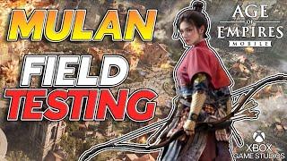 We Tested MULAN! Suprising Results! | Age of Empires Mobile