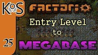 Factorio: Entry Level to Megabase Ep 25:  LASER TURRET CREEP / OIL CIRCUITS - Tutorial Series