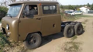 UAZ 6x6 lockers test