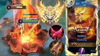 Honor of Kings Wukong  Gameplay Rank Legend