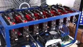 Mining coins with Nicehash. 8  PNY XLR8 GTX 1060 3GB cards. 193MH's