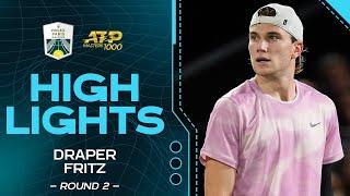 Draper v. Fritz Round 2 Highlights | Rolex Paris Masters 2024