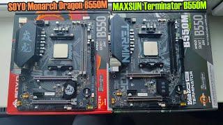 MAXSUN Terminator B550M vs SOYO Monarch Dragon B550MТеперь платы ASUS, MSI и другие не нужны