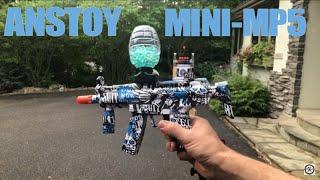 ANSTOY Mini-MP5 Gel Ball Blaster (7-8mm) Demo with FPS Test - Contest link in Desc