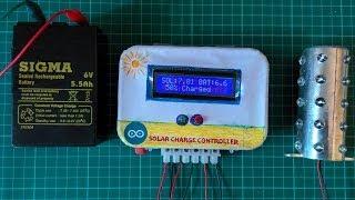 ARDUINO SOLAR CHARGE CONTROLLER (Version-1)