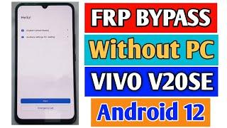 Vivo V20, V20se, V21E5G Android 12 frp bypass without PC Google account remove| @TadrishinfoTech |