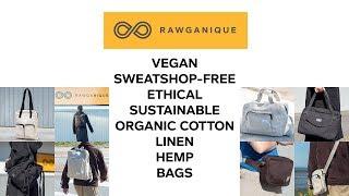 Organic Cotton Linen Hemp Bags by Rawganique.co Since 1997 V3