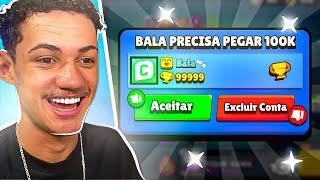 SE MEU AMIGO NÃO PEGAR 100.000 TROFÉUS ele IRÁ EXCLUIR sua CONTA do BRAWL STARS!