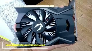 Unboxing and Installing a ZOTAC Gaming GeForce GTX 1650 OC Graphics Card