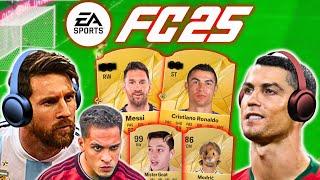 Messi & Ronaldo react to FC 25 PLAYER RATINGS with ANTONY!