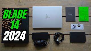 Razer Blade 14 (2024) UNBOXING - (RTX 4070 + Ryzen 9 8945HS + 32GB RAM)