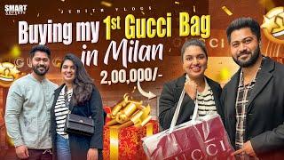 |Buying my 1st Luxury Bag*GUCCI*in MilanItaly|Visting Most Popular Place in Italy|Juhith Vlogs|