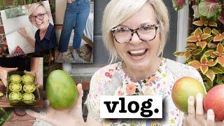 AMAZING! Painting a Faux Leather Chair + New Recipe + FABULOUS Jeans! - Vlog Over 50