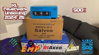 XL FEUERWERK SILVESTER UNBOXING 2024/25 | PyroGMaxX | [4K|60FPS]