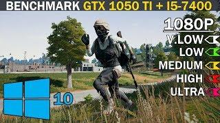 PUBG | GTX 1050 Ti + i5-7400 | V.Low vs. Low vs. Medium vs. High vs. Ultra | 1080p