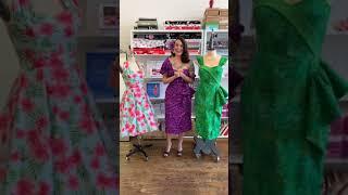 Meet the Lamour Tropical Dress from Charm Patterns by Gertie