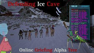 Defending Mega Ice Cave & Online Griefing Alpha Tree | BBX Fibercraft