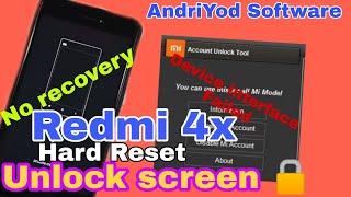 Redmi 4x hard Reset FRP Bypass Remove password Google Account