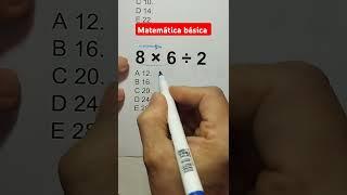 Matemática básica #edutuber #professordematematica #mathproblem #matemática #amomatematica