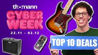 The BEST 10 Cyberweek Guitar Deals at Thomann