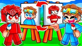 SPEED DRAW But Our Drawings Switch In Roblox!