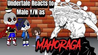 [Gacha Club] Undertale reacts to Male Y/N as Mahoraga - Jujutsu Kaisen