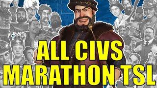 Civ 6 | My BIGGEST TSL Earth Game EVER Attempted – (#1 Deity MARATHON Special Civilization VI)