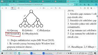 Dövlət Qulluğu - Son qəbul (17.12.2023)! Tam izah yalnız R1-dən!  (Informatika)