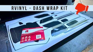 RVINYL Dash Kit - Ram Rebel (I wasted $90 so you don't have to!) #rvinyl