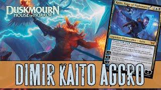 Новая ЛУЧШАЯ колода! MTG Arena Dimir Kaito Aggro Duskmourn Standard DECK GUIDE