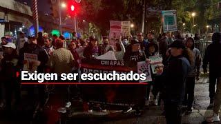 FUERTE MOVILIZACIÓN | Más de mil trabajadores del Poder Judicial protestan frente a San Lázaro