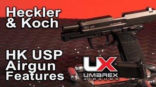 Heckler & Koch HK USP BB Gun Air Pistol Features : Umarex Airguns Overview