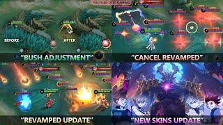 Cancel Revamped Lunox, Bush Adjustment,  and other update