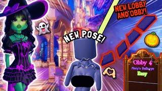 NEW Halloween LOBBY, EVENT, & OBBY *REVEALED*! NEW Pose For DRESS TO IMPRESS!| Sneak Peaks *CLIPS*