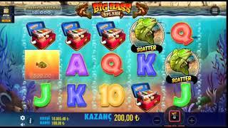 SLOT OYUNLARI | BİG BASS SPLASH | BOMBA GİBİ OYUNDA BALIKÇININ SONUNA BAK !!!