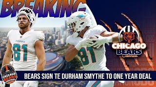 Breaking News: Chicago Bears Sign TE Durham Smythe To One Year Deal