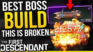 The First Descendant - NEW BEST BOSS MELTING BUILD! This is BROKEN...