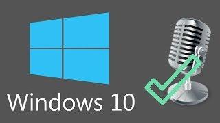 How to fix your microphone Windows 10 ~ Microphone fix Windows 10