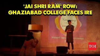 "Jai Shree Ram" controversy in Ghaziabad: Teacher reprimands student during cultural fest