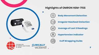 Watch out for Omron's All New Blood Pressure Monitor HEM 7156