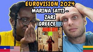 REACTION TO Marina Satti - ZARI (Greece  Eurovision 2024) | FIRST TIME LISTENING TO MARINA SATTI