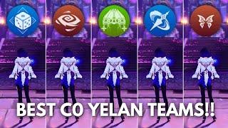 5 BEST TEAMS for YELAN!! [ Genshin Impact ]