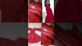 Guli matha janiffer winget|inspired red dress cutting #new #viral #shorts #reels #gulimata