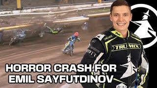 HORROR CRASH Between Emil Sayfutdinov and Chris ‘Bomber’ Harris