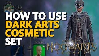 How to use Dark Arts Cosmetic set Hogwarts Legacy